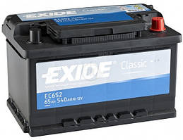 Аккумулятор EXIDE CLASSIC 65Ah-12v (278x175x175) правый +