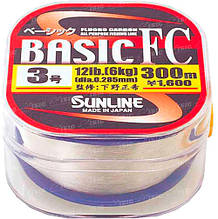 Флюорокарбон Sunline Basic FC 300м 0.205 мм #1.5 6LB