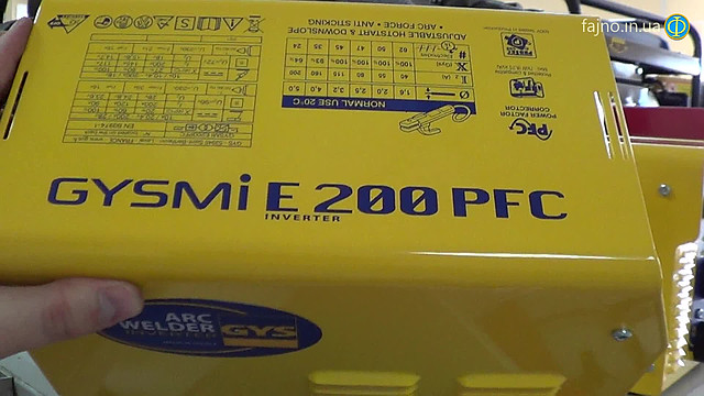 Gysmi E200 PFC зварювальний інвертор