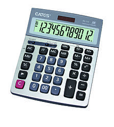 Калькулятор "EATES" BM-12V бухгалтерский (12 разрядный, 2 питания)