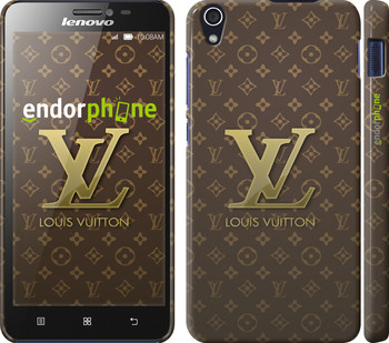 

Чехол на Lenovo K3 (K30-t) Louis Vuitton 2 "455c-114", Коричневый