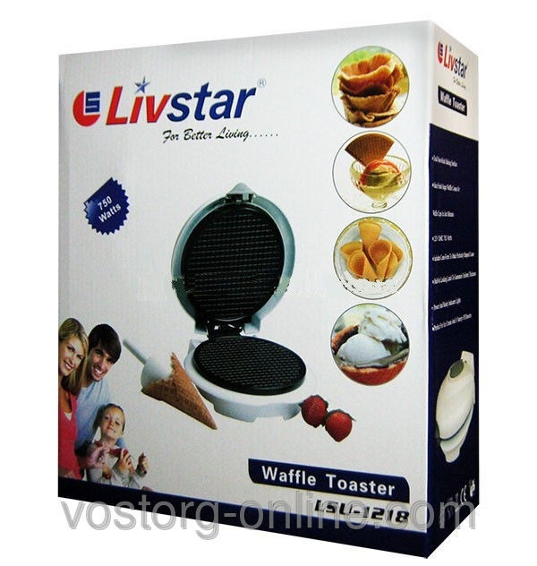

Мелкая бытовая техника для кухни, Вафельница LivStar LSU-1218, Блинницы, вафельницы, кексницы бытовые