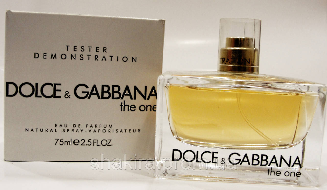 

Парфюмированая вода женская Dolce&Gabbana The One 75 ml(tester)(дольче габана тестер)