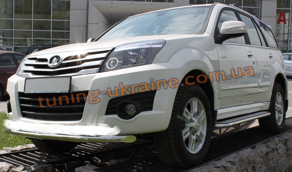 

Защита переднего бампера труба одинарная D60 на Great Wall Hover-Haval H3 2010