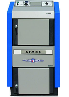 Твердотопливные пиролизные котлы с газификацией древесины ATMOS DC 25 GS (Атмос), фото 1
