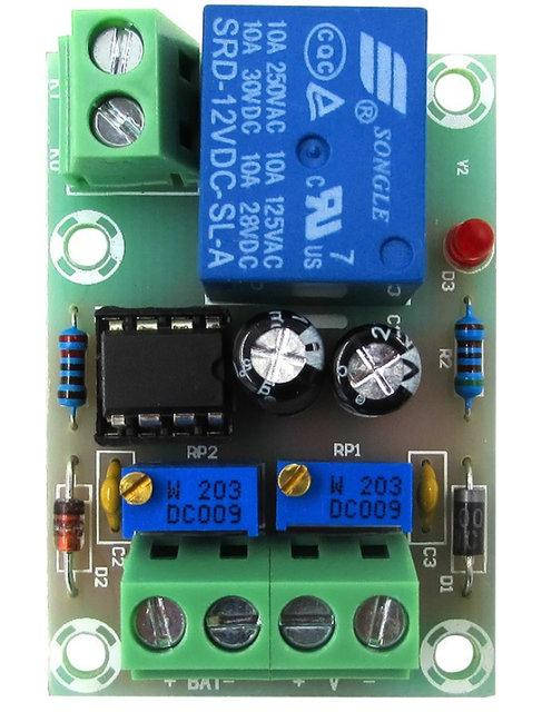 

XH-M601 плата контролер заряда 12 В с реле