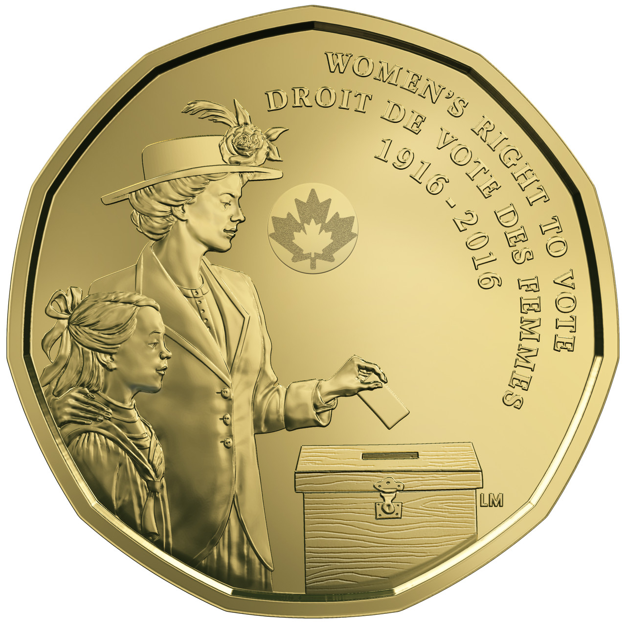 Канада - Canada 2016 г. $1 доллар UNCIRCULATED