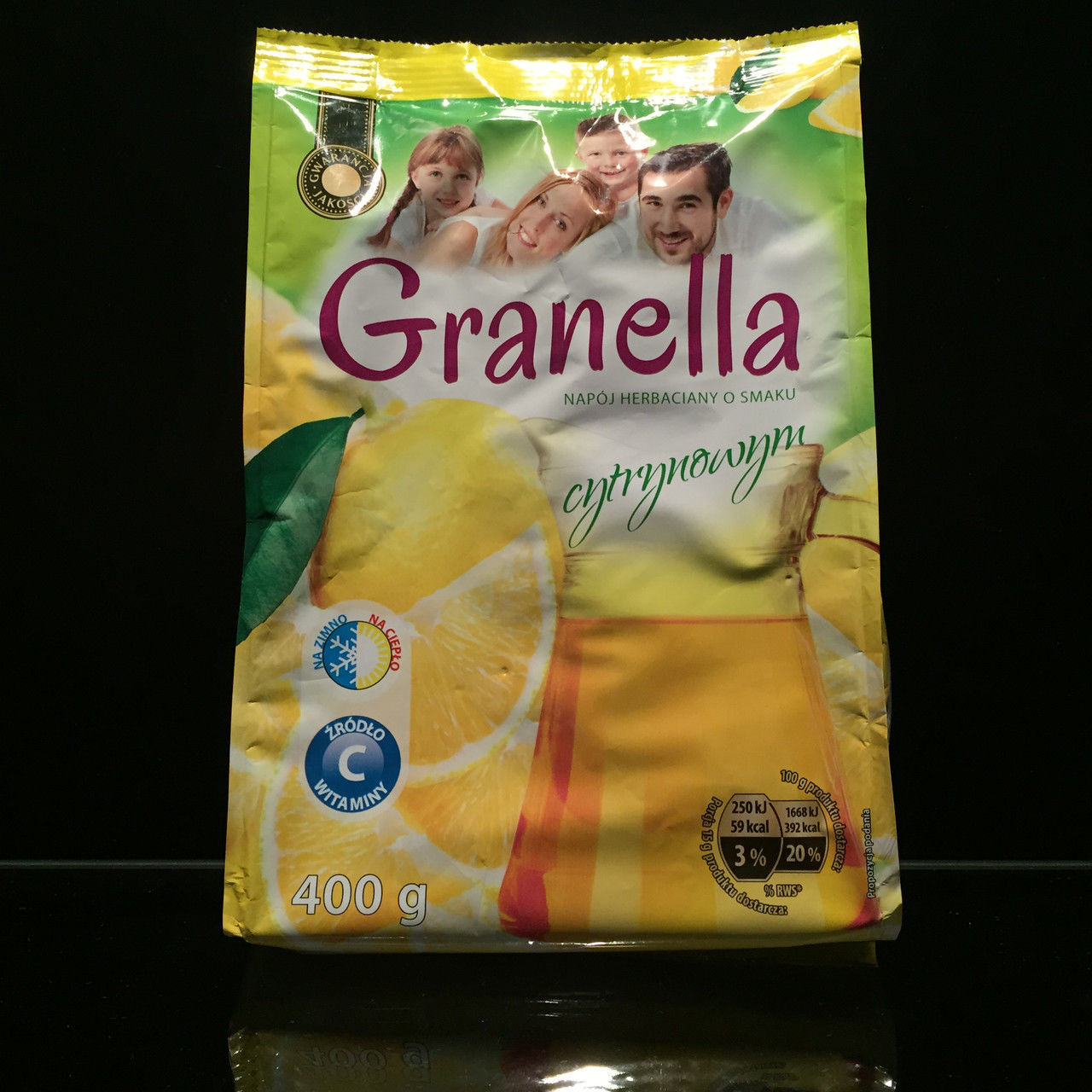 Гранулированный чай с ароматом лимона Granella 400гр. (Польша)Нет в наличии