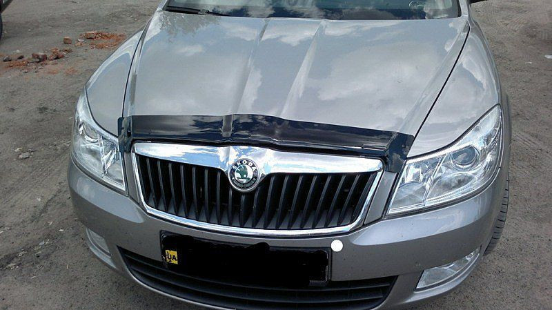 

Мухобойка, дефлектор капота Skoda Octavia A-5 2009-2013 (Sim)