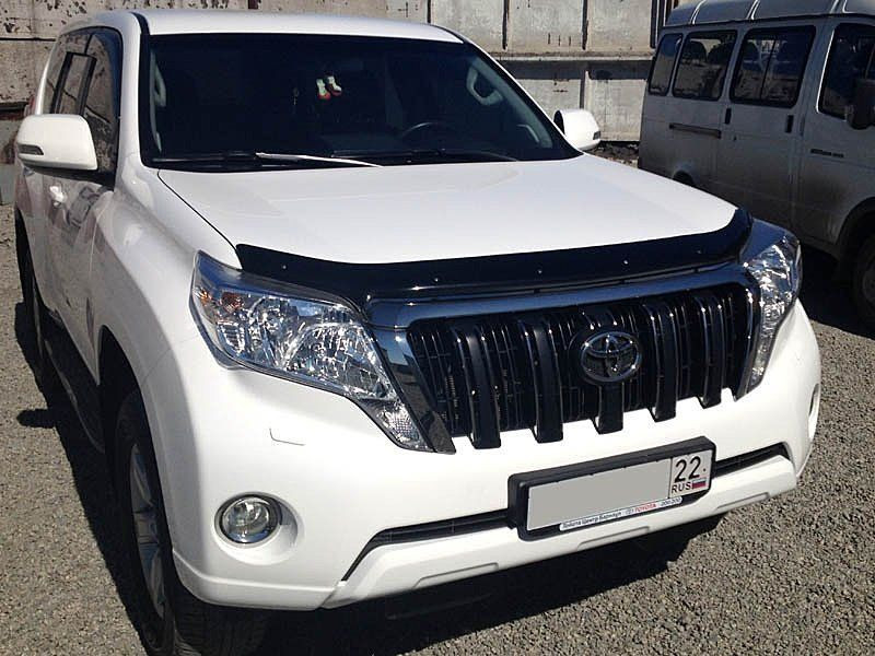 

Мухобойка,дифлектор капота Toyota Land Cruiser Prado 150 2013- (Sim)