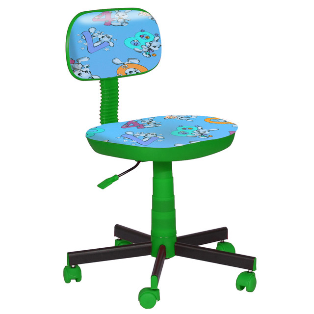 Детское кресло Киндер Зайчики (пластик зеленый)