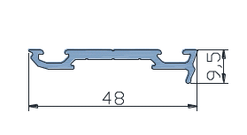 

KMD.F50.PPO1.Профиль прижимной планки наклонной 9,5 мм (6,0 м) RAL 9016 Белый