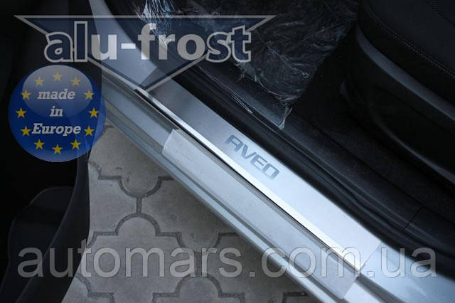 

Накладки на пороги Chevrolet Aveo III 4D / 5D 2011+