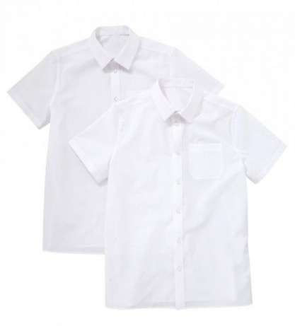 

Школьная рубашка для мальчика с коротким рукавом