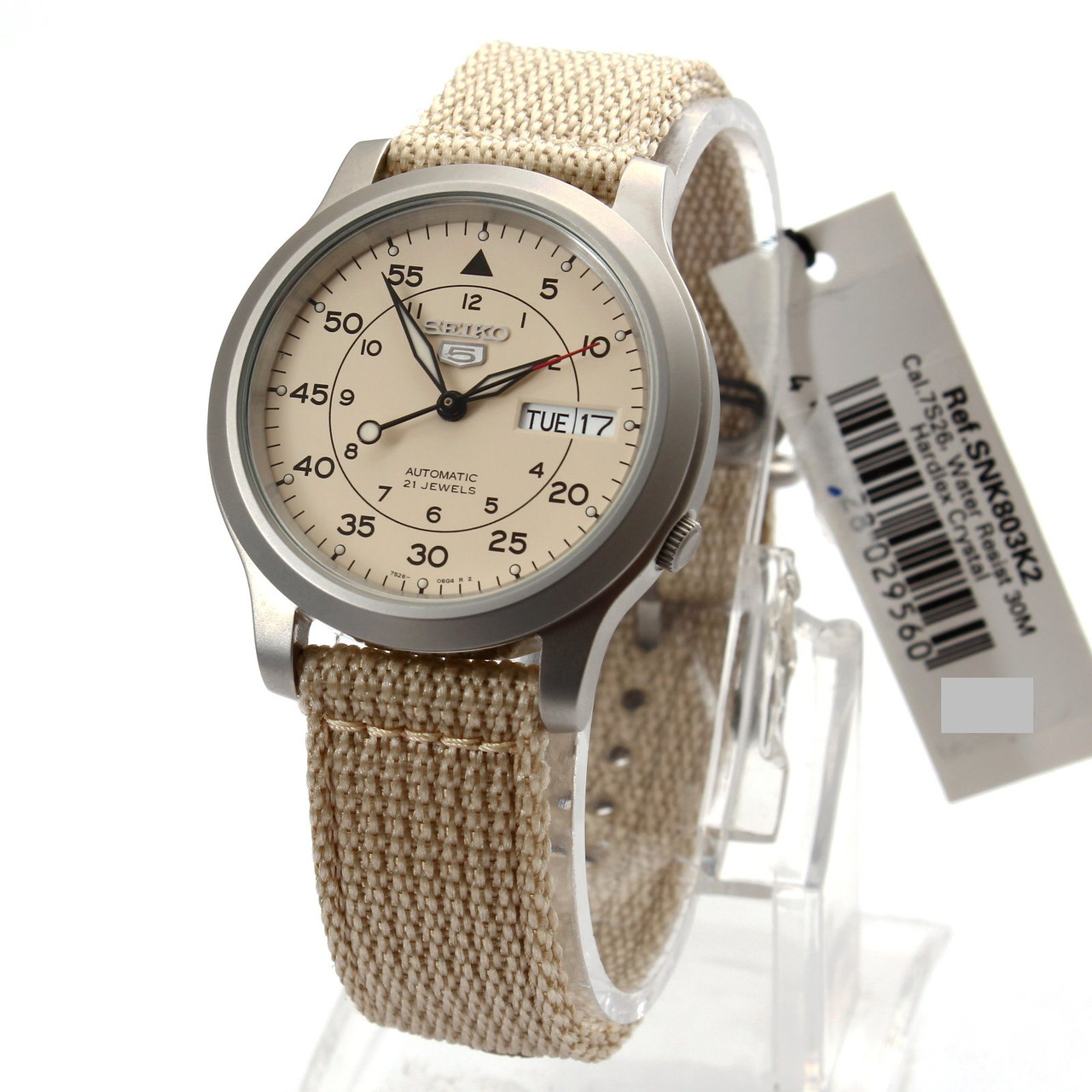 Часы Seiko 5 Military Automatic SNK803K2 (с коробкой).: продажа, цена в  Умани. Наручные и карманные часы от ""Часовая Зона"" - 337307593