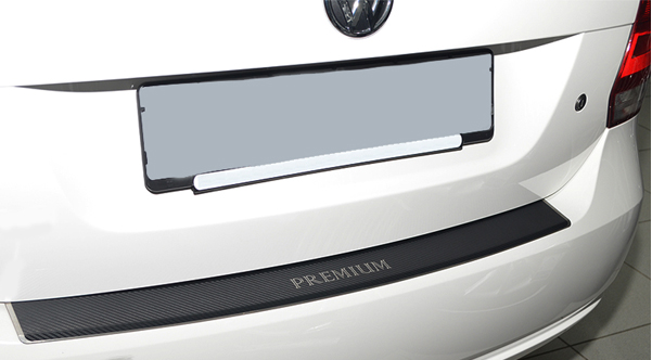 

Накладка на бампер с загибом Toyota RAV-4 IV 2013- карбон