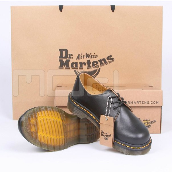 

Ботинки низкие, кожаные туфли Dr.Martens 1461 Бордовый, 44