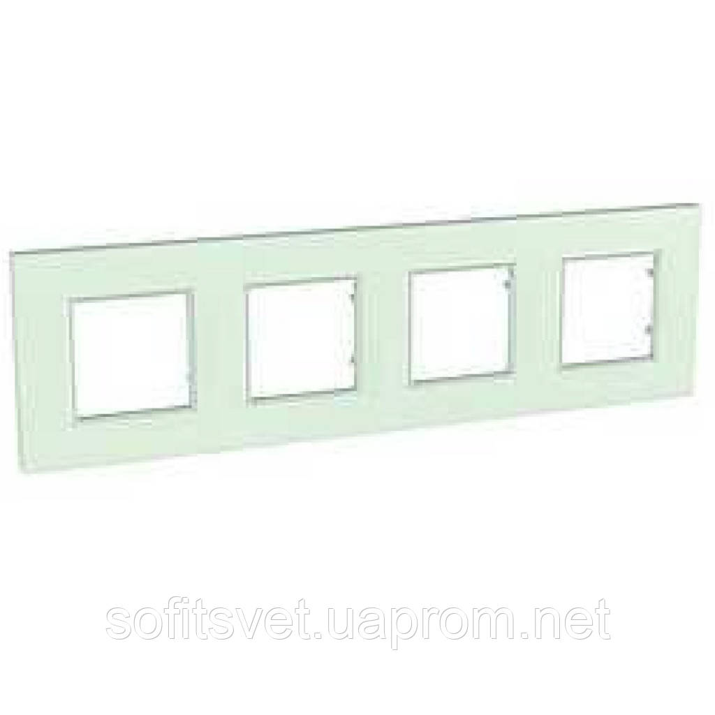 

Рамка Unica MGU2.708.17 4М стекло Schneider Electric Quadro