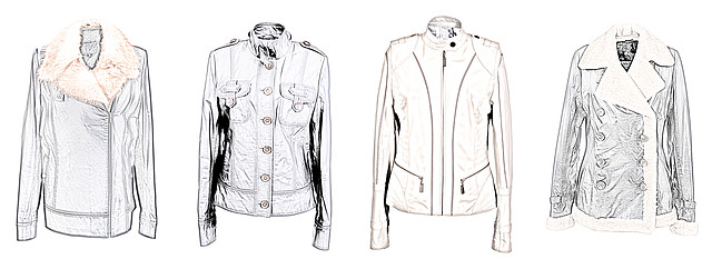 модели кожаных курток для типа фигуры "Яблоко"