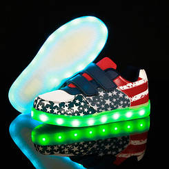 LED кросівки для хлопчиків і дівчаток