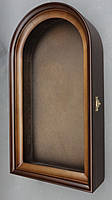 Ровный арочный киот для иконы, с внутренней деревянной рамой., фото 3