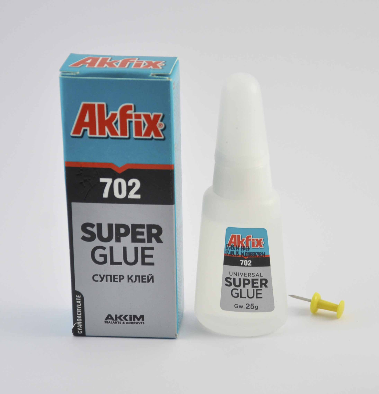 Купить Супер клей «Akfix 702» (для стекла, резины, металла, керамики .