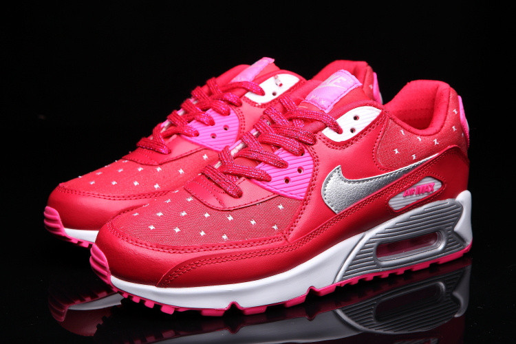 

Кроссовки женские Nike Air Max 90 / 90AMW-485 (Реплика), Красный