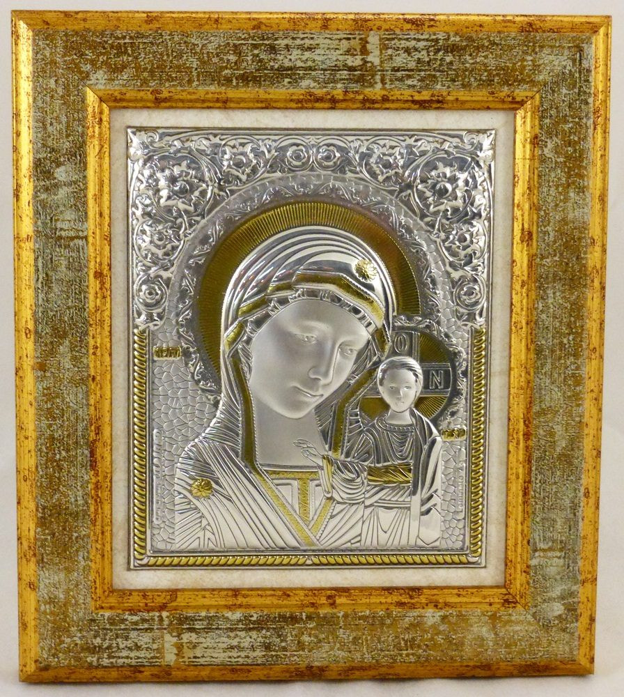 

Икона Казанская в модной рамке