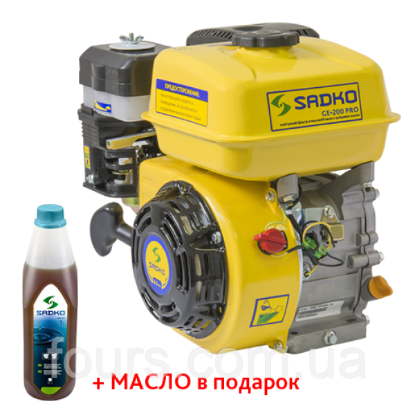 

Двигатель бензиновый Sadko GE-200 PRO(фильтр в масл.)