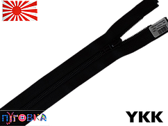 Молния спираль YKK 100cm 580 черная 1бегунок разьемная