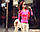 Футболка женская "Way" розовая, фото 2