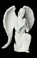 Мемориальные скульптуры ангелов на могиле. Скульптура ангела на могилу из полимера 130 см