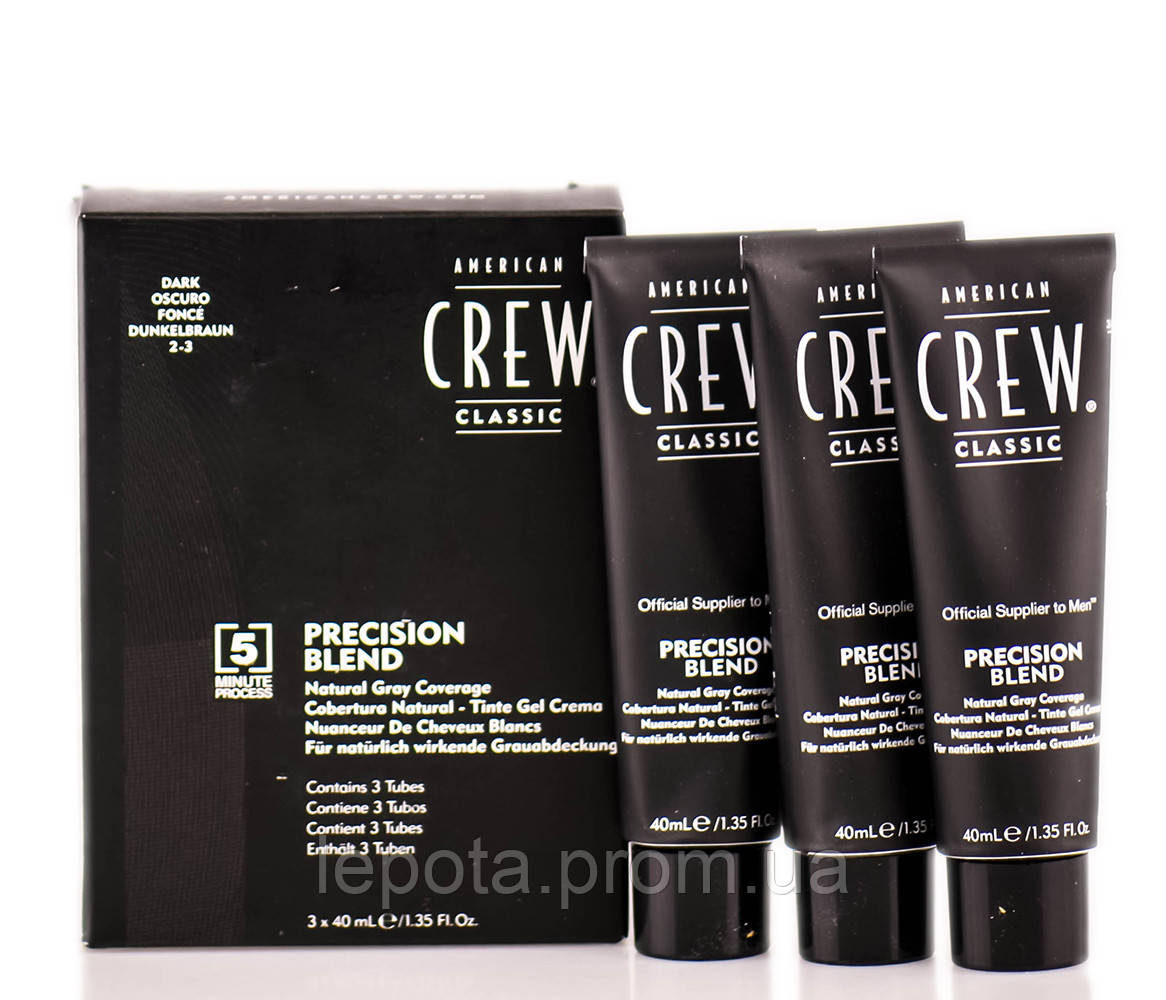 American crew precision blend краска для седых волос натуральный оттенок