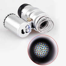 Мікроскоп міні 45 крат , 2 LED підсвітка // Мікроскоп міні 45 крат , 2 LED підсвітка