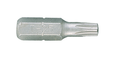 Бита торцевая 1/4' TORX T25 L 25мм KINGTONY 102525T