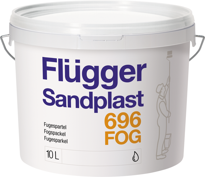 

Финишная шпаклевка Flugger Sandplast 696(флюгер 696) - 10 л., готовая(премиум класс), Белый