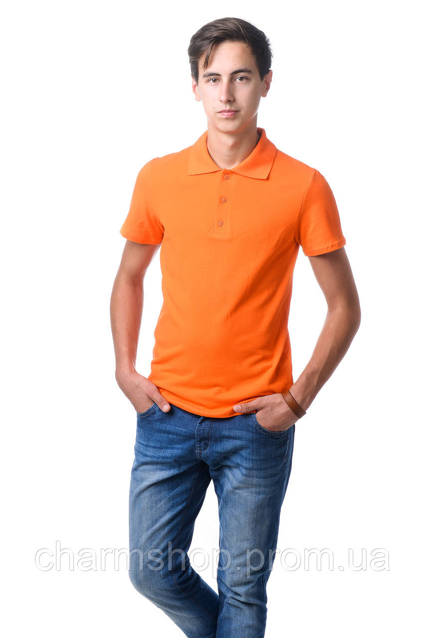 

Мужские футболки поло оранжевые 3XL