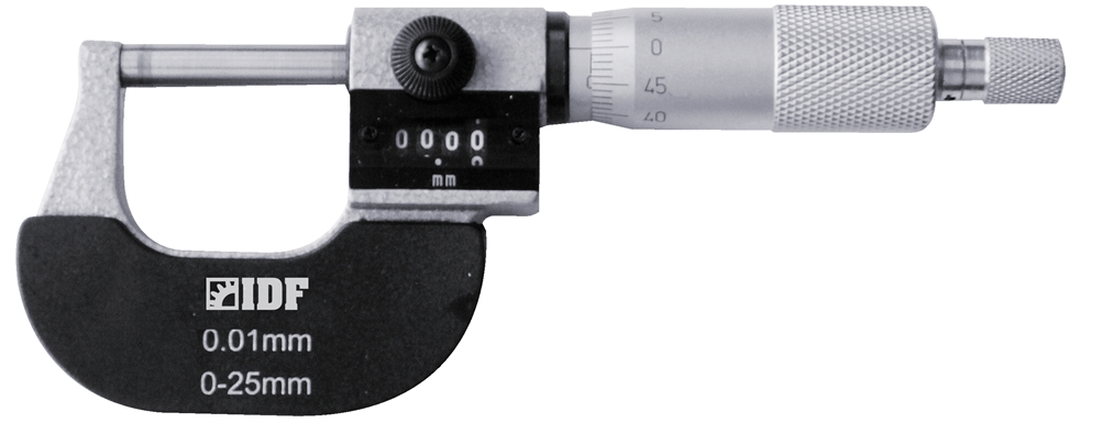 

Микрометр гладкий 50-75 мм, с аналого-цифровой индикацией, цена деления 0.01 мм, IDF(Италия)