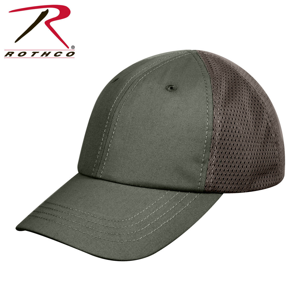 

Бейсболка тактическая с вентилляционной сеткой Mesh Back Tactical Cap цвет олива Rotcho USA