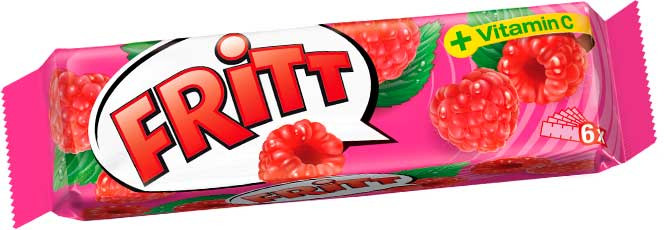 Жевательные конфеты Fritt со вкусом малиныНет в наличии