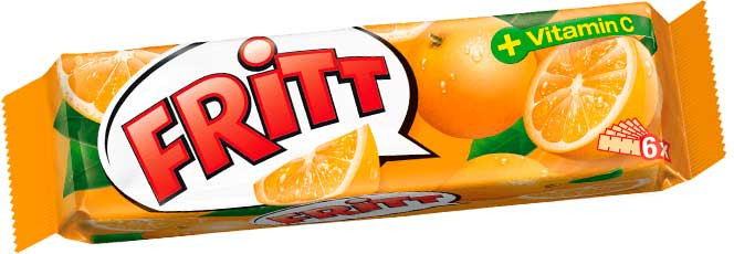 Жевательные конфеты Fritt со вкусом апельсинаНет в наличии