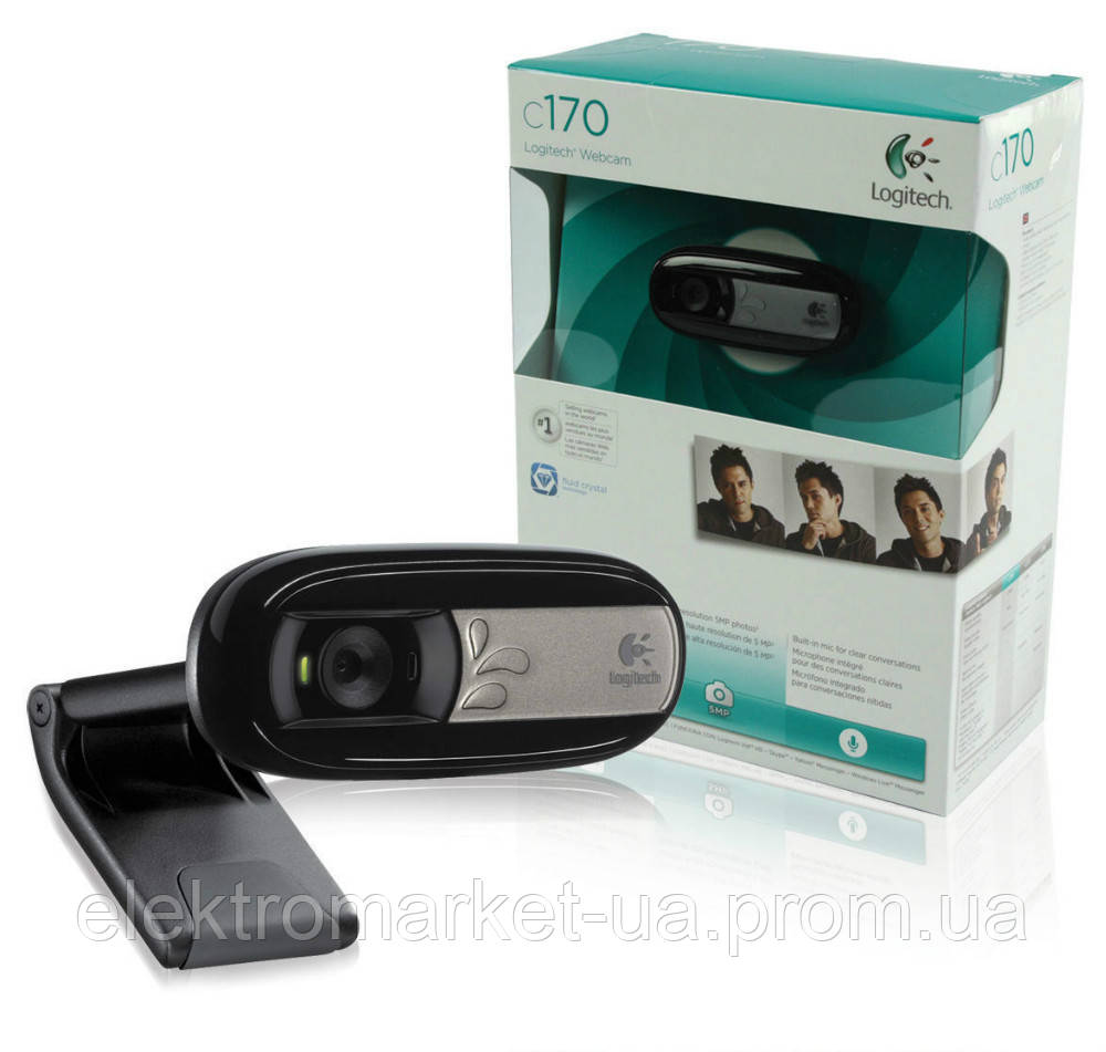 Веб камера Logitech Webcam C170, цена 429 грн - Prom.ua (ID#385941043)