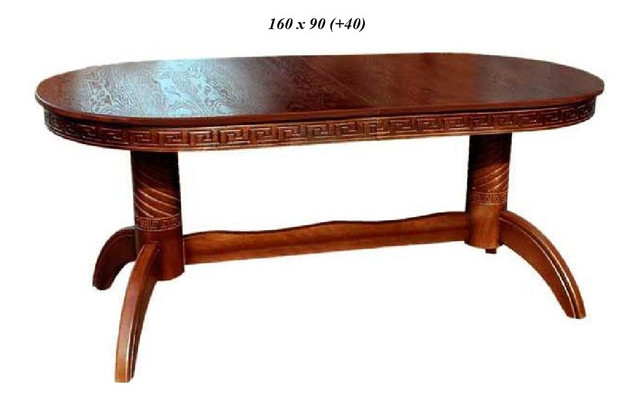 Деревянный стол Альфа (Бук) раскладной