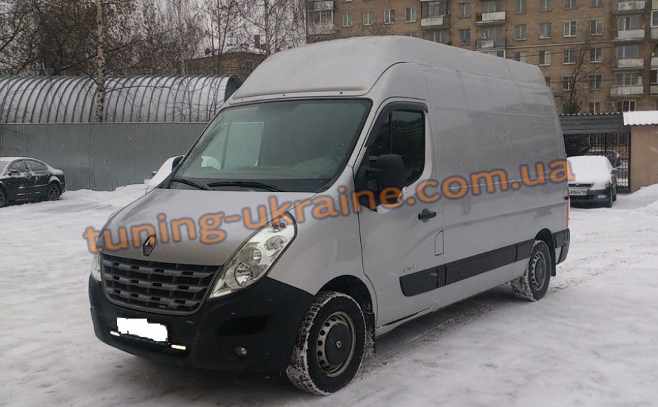 

Дефлекторы окон (ветровики) COBRA-Tuning на RENAULT MASTER III 2010