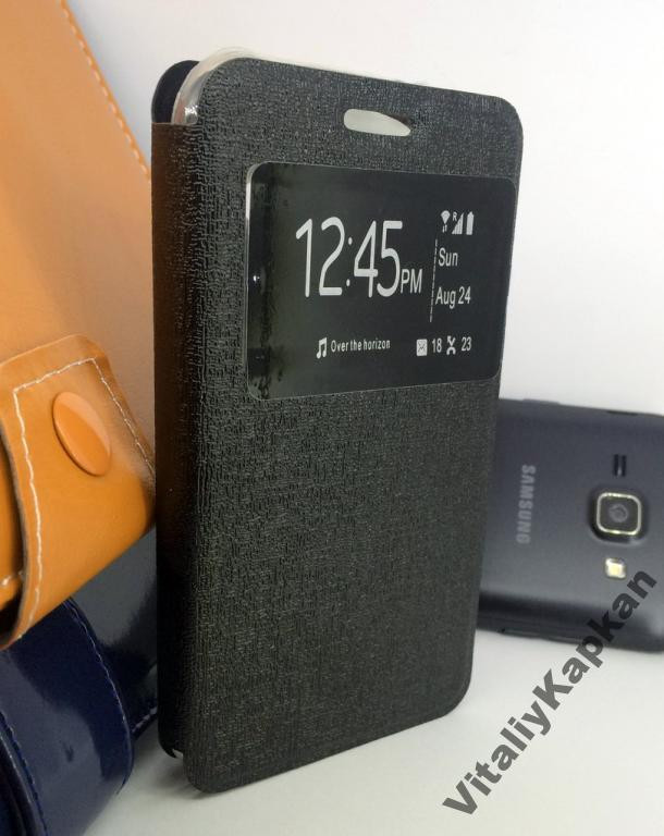 

Чехол для Samsung j1 2015, j100 книжка Book Cover противоударный боковой с подставкой