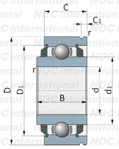 

Подшипник 204 KRD4