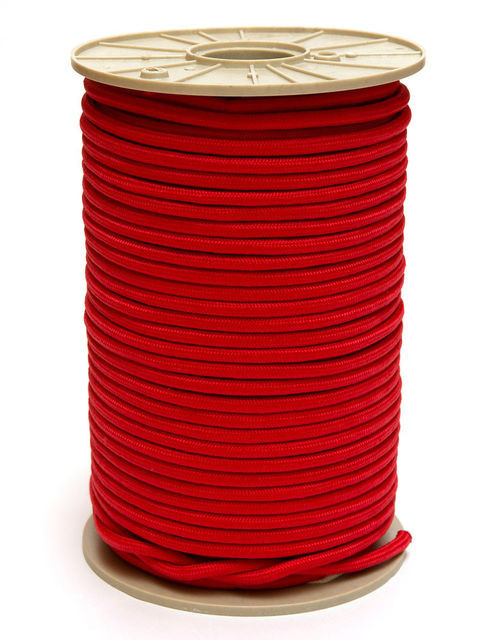 Веревка (шнур) полипропиленовая Ø 4 мм. красная