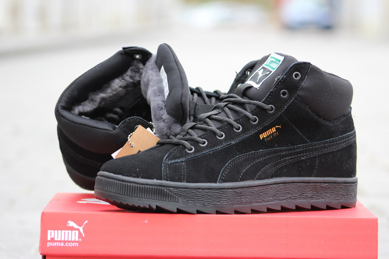 Puma Suede зимние кроссовки