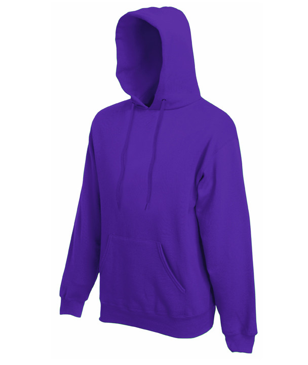 

Толстовка мужская с капюшоном Fruit of the Loom CLASSIC HOODED SWEAT . Фиолетовая XL