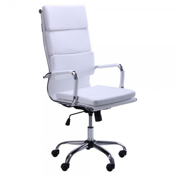 Кресло офисное Slim FX HB, высокая спинка, TM AMF Кресло Slim FX HB (XH-630A) белый, фото 1